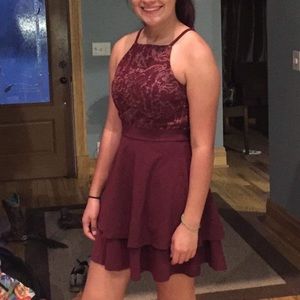 Maroon Homecoming / Prom / Formal Dress